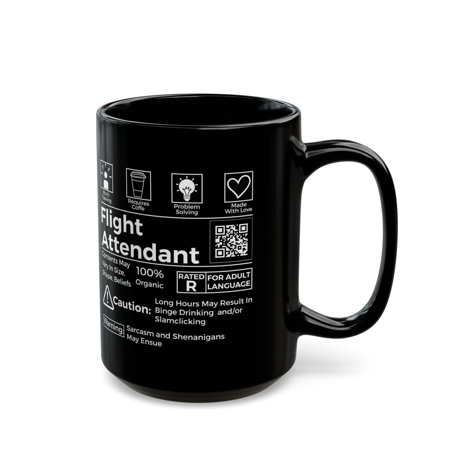 HazMat Black Mug (15oz)