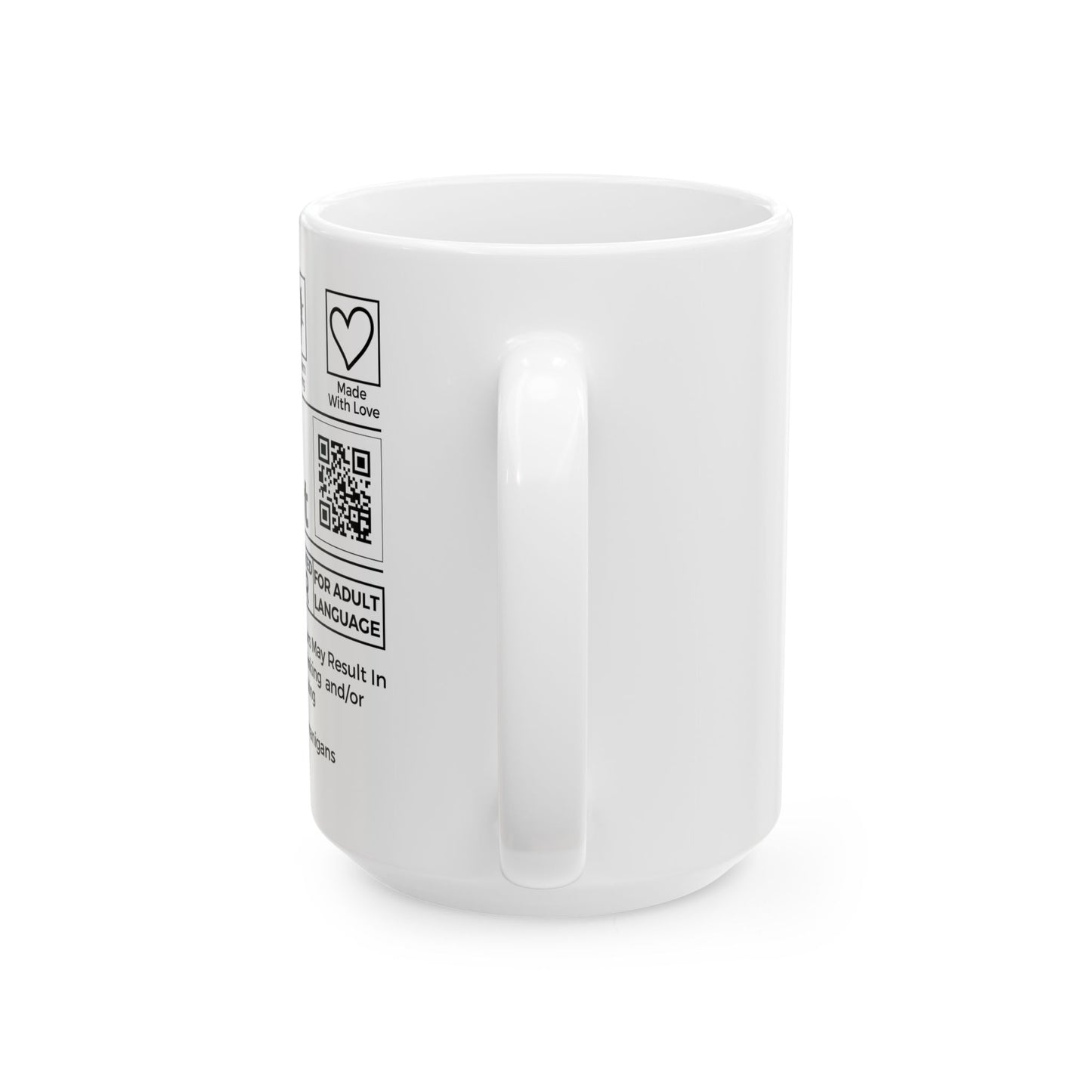 HazMat Label- White 15oz Ceramic Mug